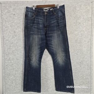 Wrangler Retro Men's 38x32 Bootcut Jeans Y2K Western Rodeo Cowboy Workwear Denim